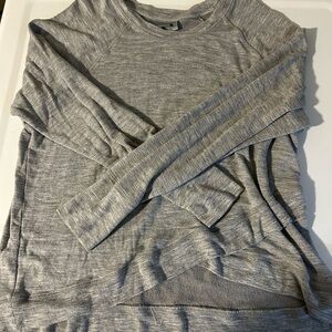 Athleta Heather Gray Crewneck Pullover